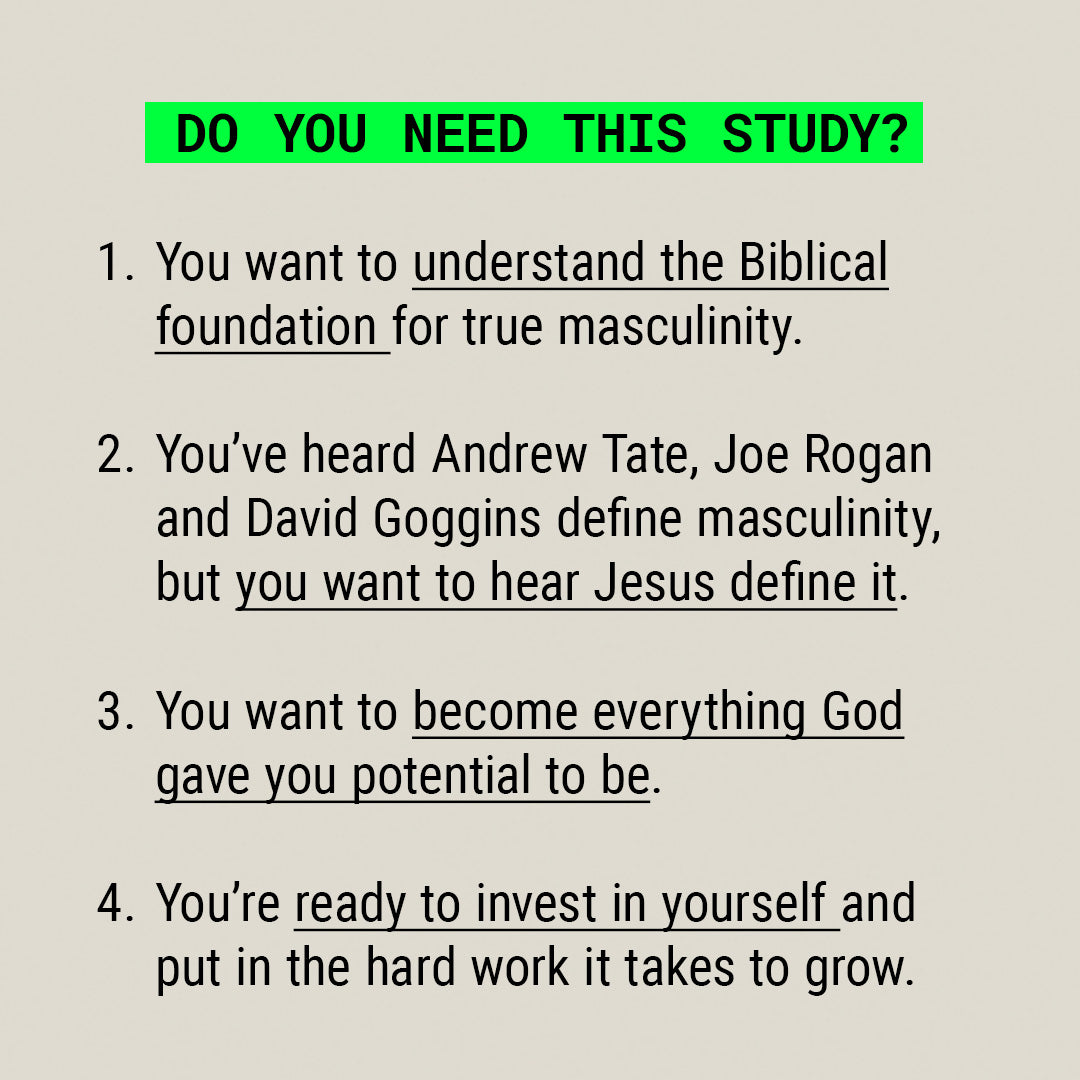 Biblical Manhood