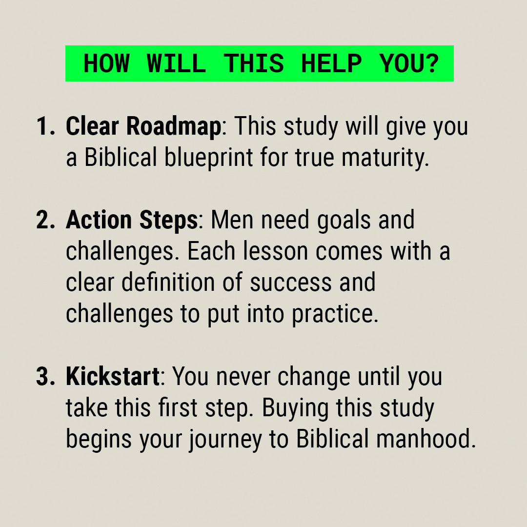 Biblical Manhood