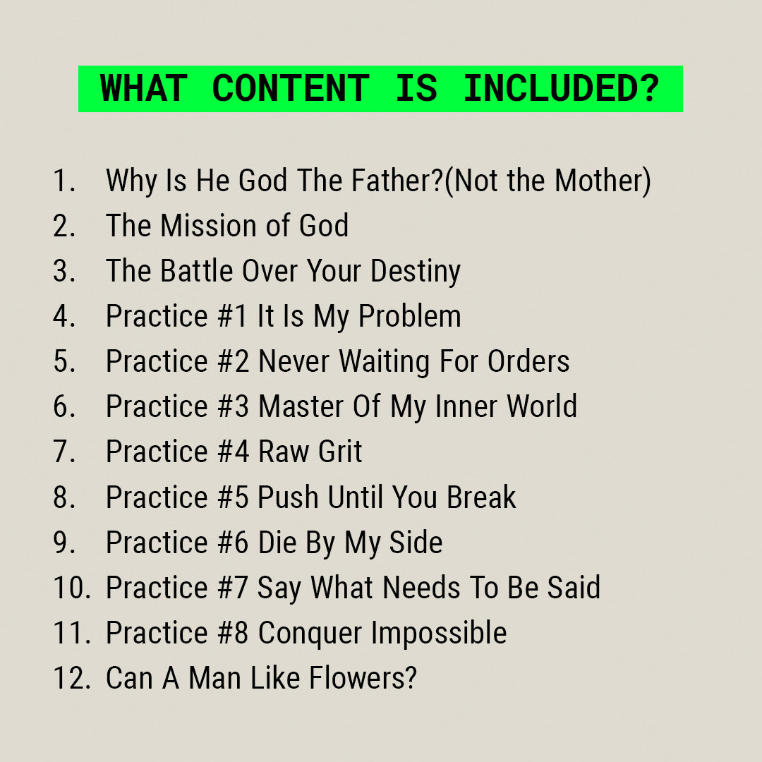 Biblical Manhood